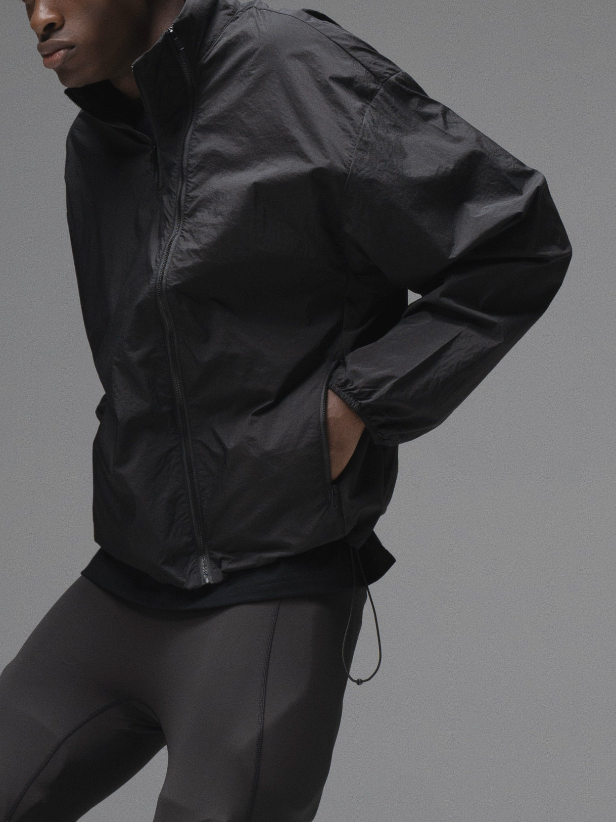 Terrawear Supply Black Loose Side-Zip Jacket