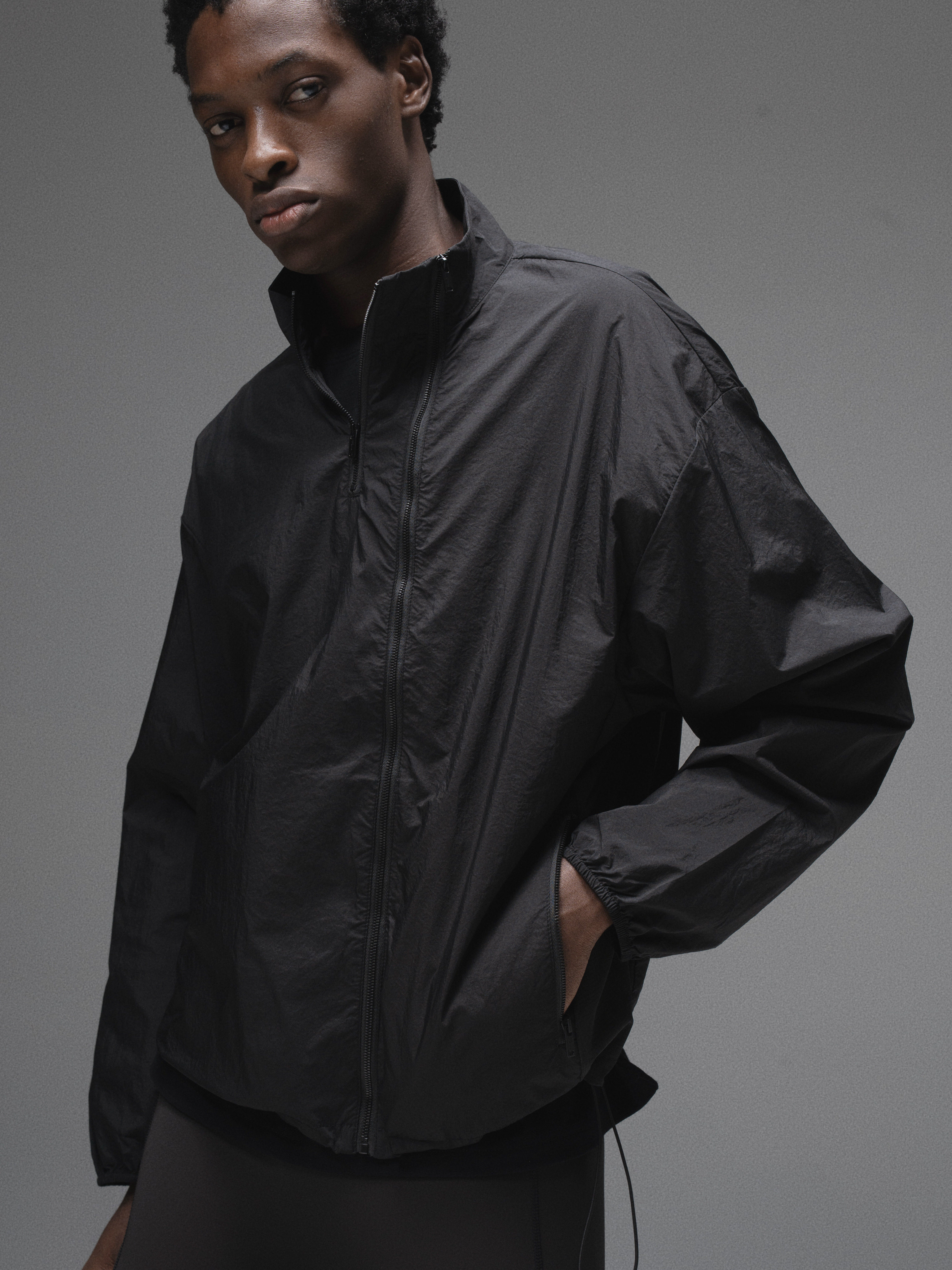 Terrawear Supply Black Loose Side-Zip Jacket