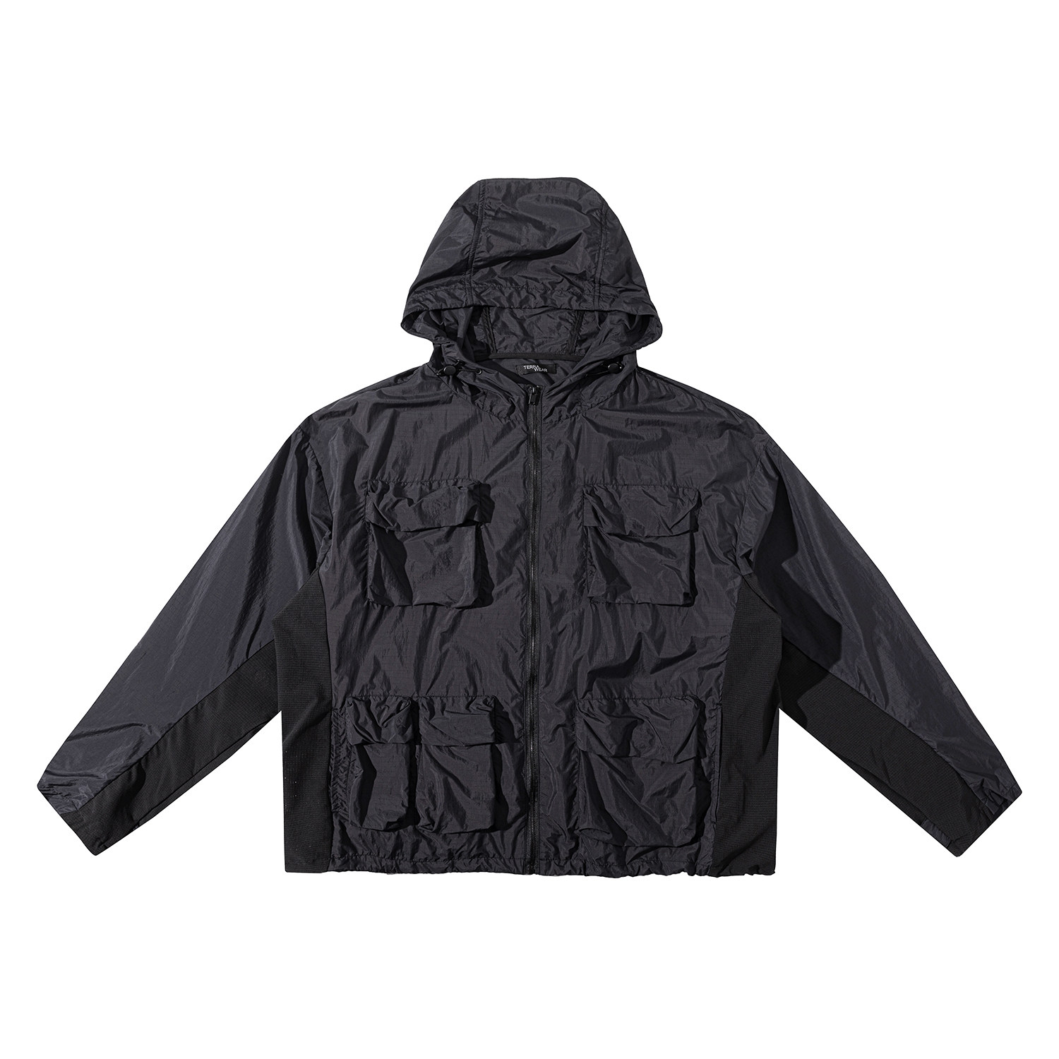 Terrawear Supply Black Hooded Loose Jacket