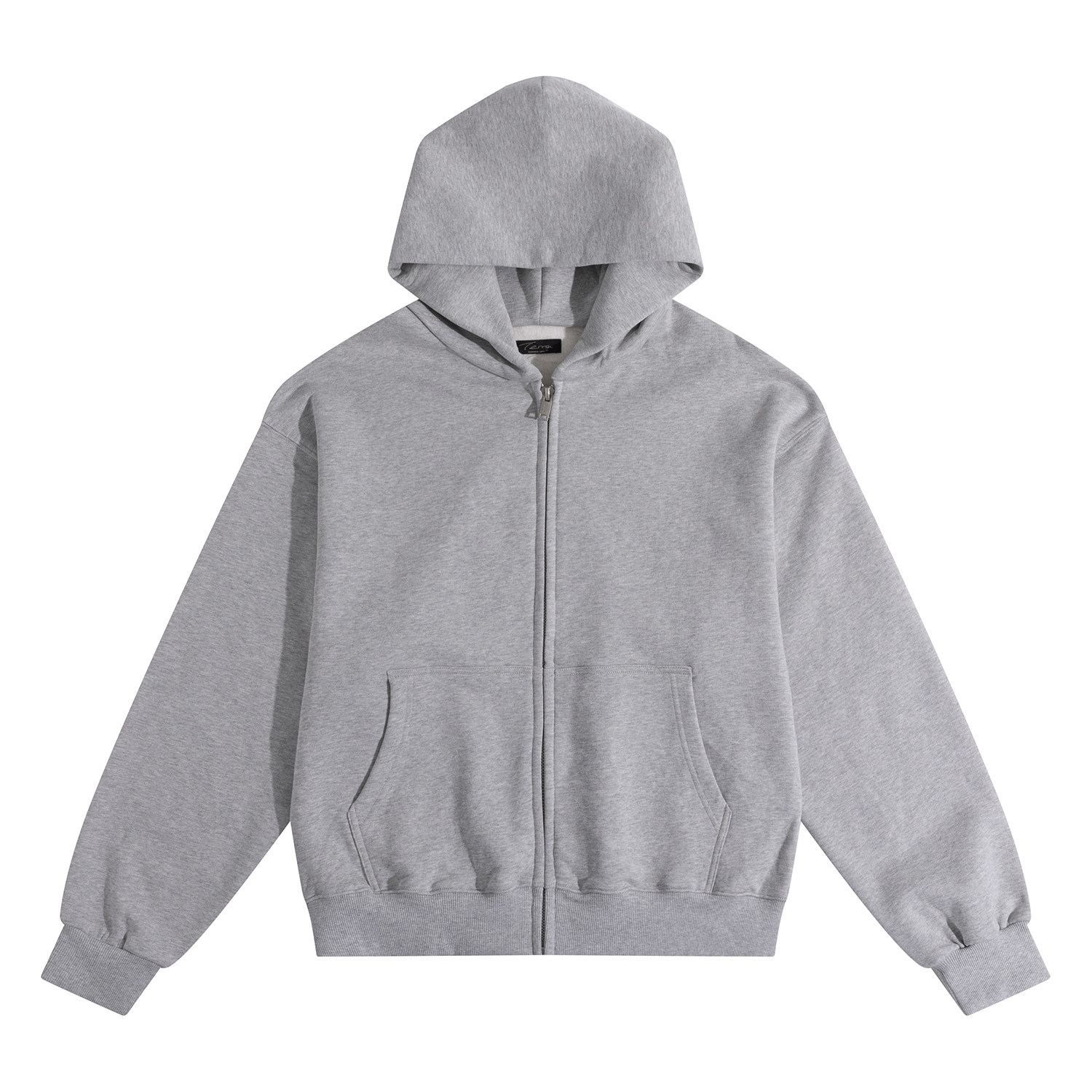 Terrawear Supply Heather Gray Zip-Up Hoodie