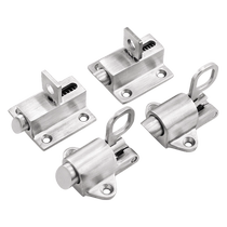304 stainless steel latch lock automatic rebound self-locking door pin aluminum door and window door bolt steel window spring aircraft latch