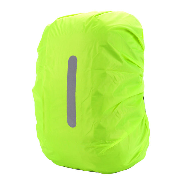 Cross-border popular backpack rain cover outdoor night travel safety reflective rain cover reflective logo school bag waterproof cover