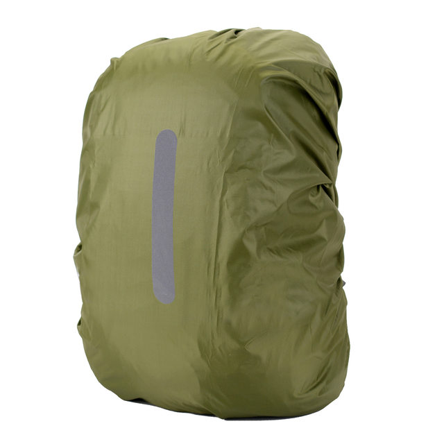 Cross-border popular backpack rain cover outdoor night travel safety reflective rain cover reflective logo school bag waterproof cover