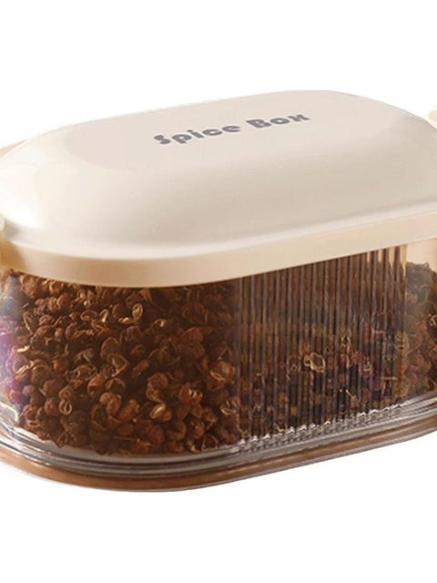 Spice Storage Box, Food-Grade, for Home Kitchen Use, Suitable for Storing Sichuan Pepper, Aniseed, Seasonings, and Dry Ingredients, Sealed, Moisture-Proof, Multi-Layered
