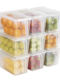 Food-Grade Refrigerator Storage Box, Fresh-Keeping Box, Special Organizer for Kitchen Vegetables and Fruits, Frozen Egg and Dumpling Box