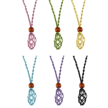 Necklace Cord Empty Stone Holder Raw Stone Replacement Net B