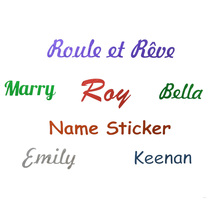 1PCS Vinyl Name Stickers Personalized Label Custom Waterproo