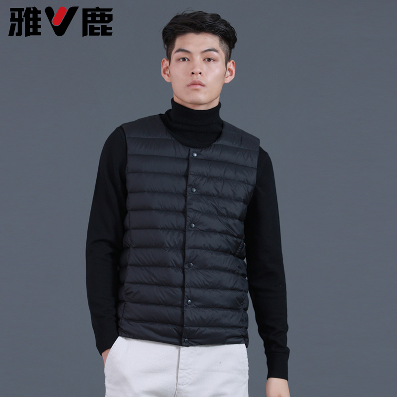 Yalu Lightweight down Vest for Men 2026 Autumn and Winter Short Style Lightweight Warm Vest Men's Versatile Inner Wear Vest Yalu Lightweight down Vest for Men 2026 Autumn and Winter Short Style Lightweight Warm Vest Men's Versatile Inner Wear Vest