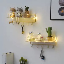 Key artifact hanging at the door without punching holes Nordic creative living room bedroom kitchen wall storage