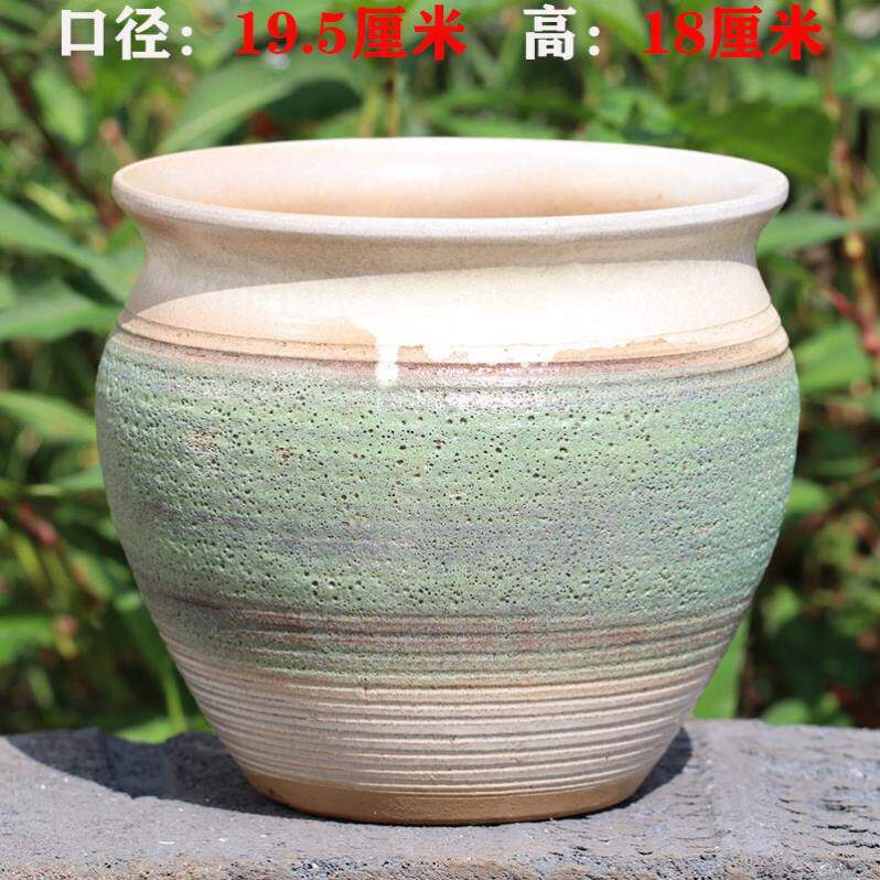 Hydrangea special flowerpot succulent mage old pile high basin device controlled shape purple sand pottery pot coarse ceramic large diameter breathable