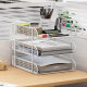 Office File Rack Desktop Storage Rack Multi-Layer Office Supplies Collection Desktop File Rack File Storage Rack