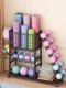 Sports and Fitness Equipment Storage Rack, Home Basketball Rack, Foam Roller, Yoga Mat Storage Rack, Wheeled Kettlebell and Dumbbell Rack