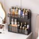 Cosmetics Storage Rack, Desktop Storage Rack, Multi-Layer Desktop Storage Box for Skin Care Products, Bathroom Washbasin Iron Rack