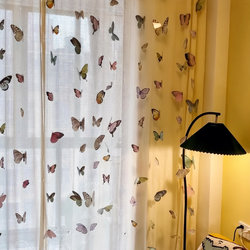 3D Stereo Butterfly Curtain Decoration Accessories Small Ornaments Beauty Salon Shop Valentine's Day Decoration Scene Cover-Up Tool