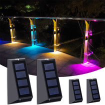 Solar Wall Lights Outdoor Fence Lights LED Waterproof Solar