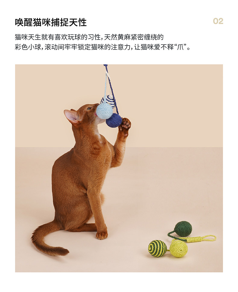 Игрушка для кошек zeze猫玩具逗猫棒耐咬猫薄荷球猫猫玩具套装小猫幼猫自嗨猫咪玩具