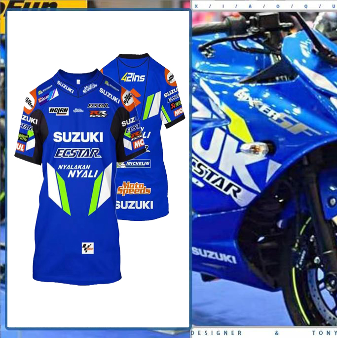 MOTO Summer ghost claw Suzuki racing T-shirt riding short sleeve speed dry race performance race locomotive motorcycle suit-Taobao