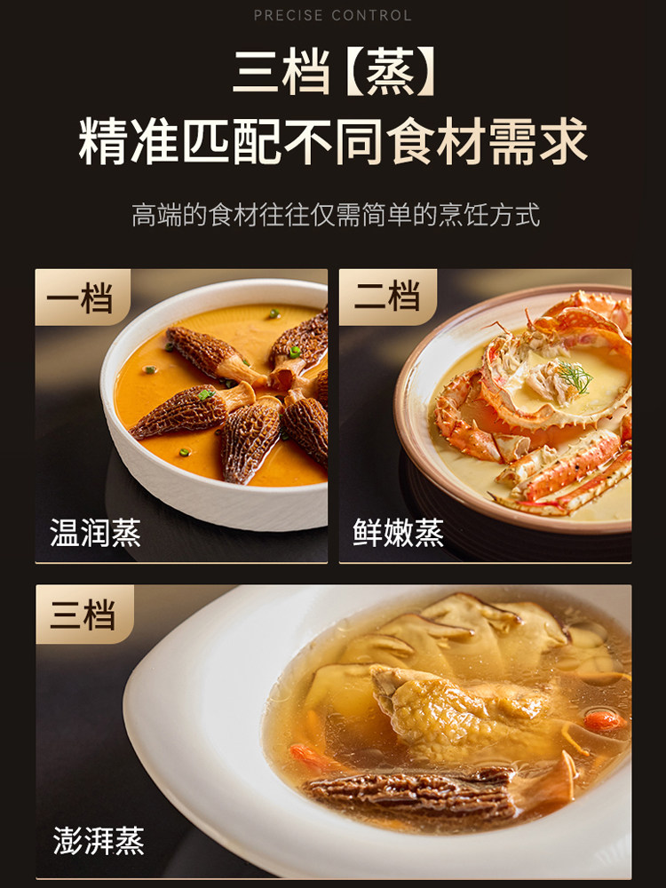 [304 Stainless Steel Liner] Ouningxing Kitchen Steaming Stove 32L Electric Oven, Steaming, Baking, and Frying All-In-One, Household Multi-Purpose Steamer