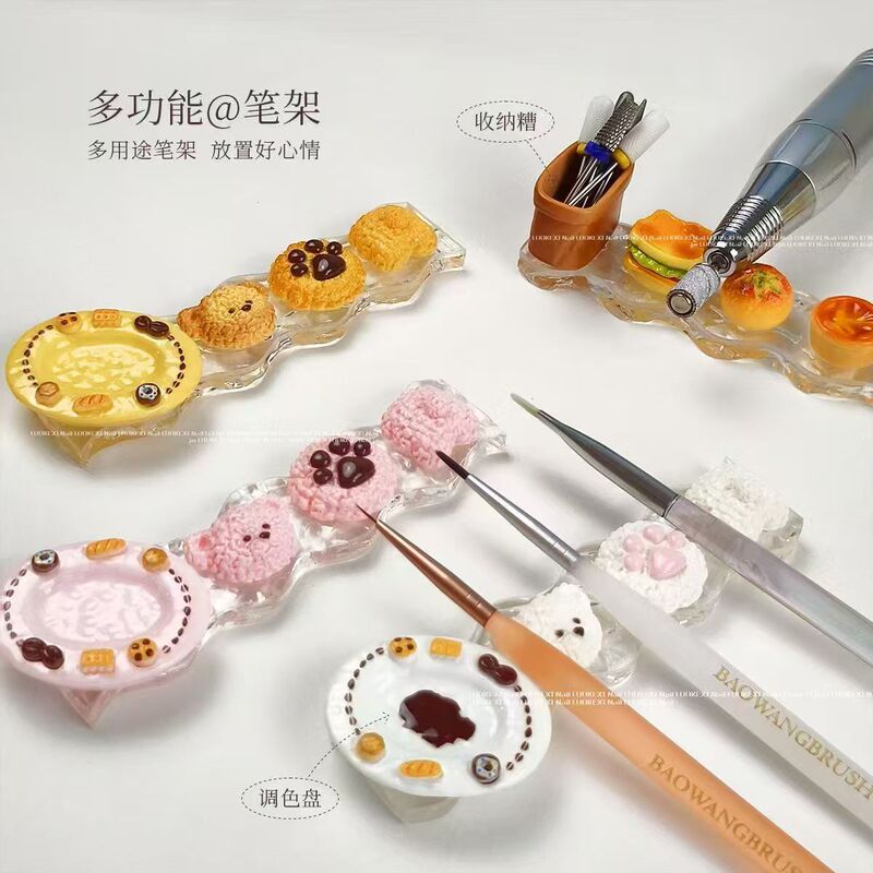 Multifunctional Nail Art Acrylic Cute Cartoon Pen Holder Nail Salon Storage Desktop Painting Pen Pull-Out Pen Holder Tool Multifunctional Nail Art Acrylic Cute Cartoon Pen Holder Nail Salon Storage Desktop Painting Pen Pull-Out Pen Holder Tool