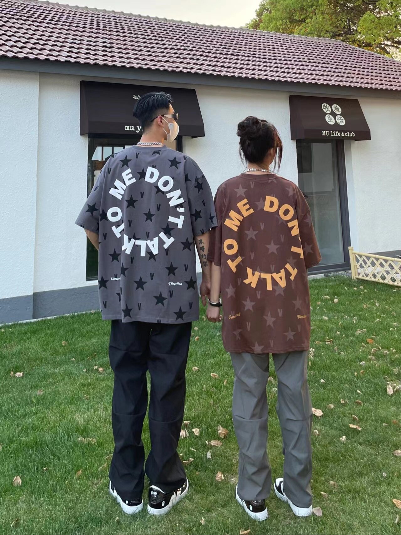 美式高街vibe风工装裤男设计感褶皱编织绳宽松直筒休闲情侣长裤子详情10