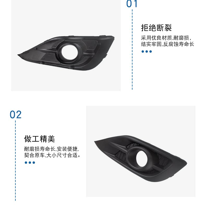 Suitable for Honda 12-13-14-15-16 CRV fog lamp cover frame bumper lamp cover front fog lamp frame