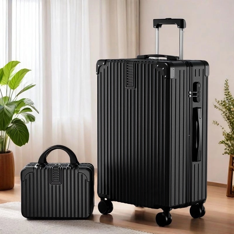 Women's Suitcase 2026 New Model, Carry-On 20-Inch, 24-Inch Small, 28-Inch Travel Password Lock Leather Suitcase with Silent Wheels Women's Suitcase 2026 New Model, Carry-On 20-Inch, 24-Inch Small, 28-Inch Travel Password Lock Leather Suitcase with Silent Wheels
