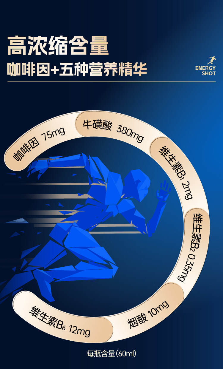 安享好物 安享E级功能饮料-劲淳能量弹 国标 