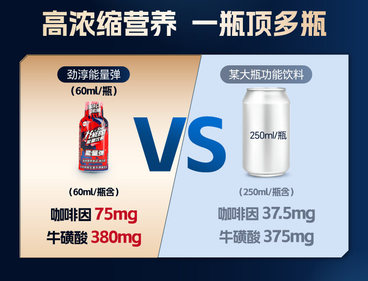 安享好物 安享E级功能饮料-劲淳能量弹 国标 