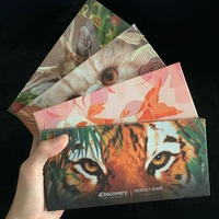 Идеальный дневник Red Fox Drive King Glory Earth Koi Danbang Crane Kitty Tiger Tiger Двухлорная пластина для век животных