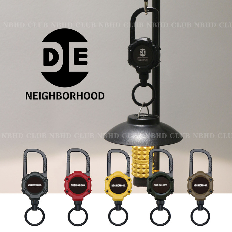 Nbhd Magnetic Japanese-Style Camping Outdoor Carabiner Retractable Keychain Backpack Outdoor Multifunctional Phone Clip