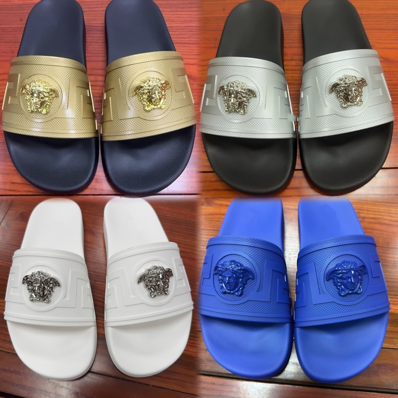 Summer New Medusa Head Slippers for Men, Outdoor Non-Slip Flip-Flops, Lightweight Beach Casual Sandals for Women
