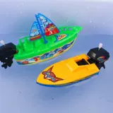 Лодка для игр в воде, познавательная яхта, катер, летний мотоцикл, игрушка для ванны, цветовое восприятие