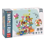 Трехмерный конструктор с рельсами, лабиринт, крутящиеся бусины, горка, игрушка, DIY