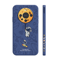 (Alibaba official self-operated) Suitable for Huawei mate60pro mobile phone case new mate60 liquid silicone pro trendy cartoon soft shell anti-fall ins style