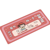 Extra Large Mouse Pad Office Computer Desk Pad Wrist Guard Thickened Edge Girls HDX