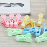 Пять -Юань Специальная упаковка из 12 пластиковых клип -табуреток из сильных ветропроницаемых зажимных носков и зажима нижнего белья