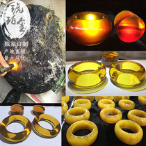 Burmese amber bracelet pure natural violet for women plant golden amber golden orchid brown and black tea amber beeswax bracelet