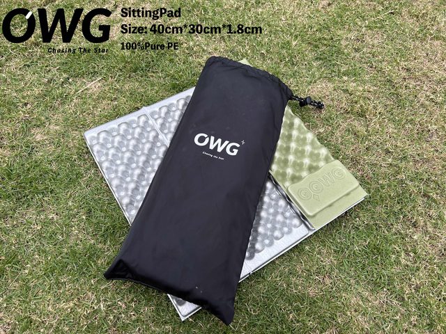 ໄຕ້ຫວັນ OWG ຕູ້ໄຂ່ຫຼັງນອກ cushion egg nest cushion blackened aluminium film XPE single hiking camping cushion