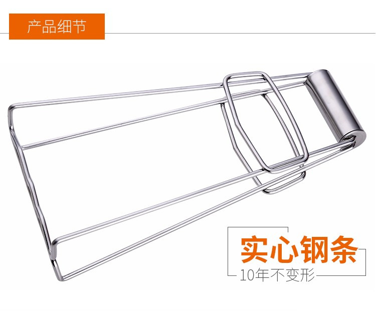 Thép không gỉ lấy bát clip nóng thư mục clip bát lấy đồ dùng nhà bếp tiện ích trượt clip đồ dùng nhà bếp - Phòng bếp kệ đựng gia vị trong tủ bếp