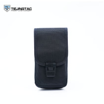 Tiejing double-layer quick-pull mobile phone bag wear-resistant waterproof quick-buckle mobile phone bag waist bag mens mobile phone bag mens large screen mobile phone bag