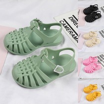 Baby Gladiator Sandals Breathable Hollow Out Shoes Pvc Summe