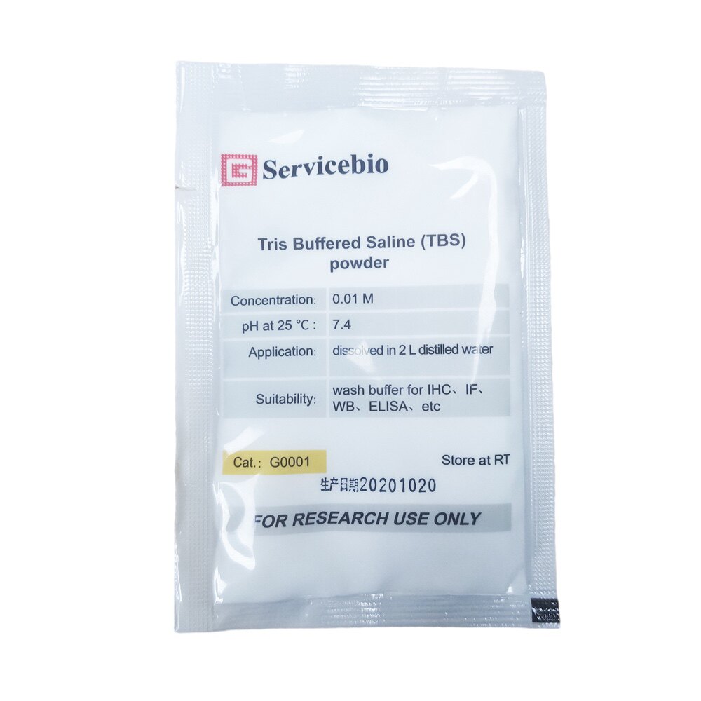 Servicebio TBS缓冲液干粉Tris-HCl平衡盐缓冲液2L 免疫组化ELISA