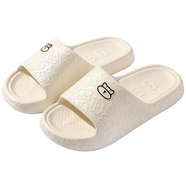 Women's Summer Outdoor Non-Slip Slippers with a Stepping-On-Feces Feel, 2026 New Model, Indoor Home Bathroom Shower Couple's Sandals, Men's Slippers
