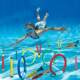 Children's water toys, students' underwater breath-holding training equipment, diving stick, seaweed ring pool, swimming pool teaching aids