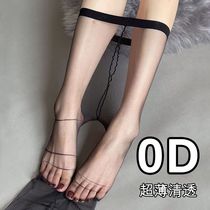 {Tianduoxi} Gentle cream soft and glutinous~Ultra-thin summer stockings for women invisible pantyhose pure lust style