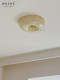 Imported Puri Pudding Ceiling Lamp, Mid-Century Cream Style Bedroom Lamp, French Retro Study Room, Hallway, Balcony Eye Protection Lamp
