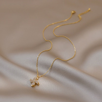 Outlets Clearing and withdrawing the cabinet to pick up 18K gold tide light luxury lavish neck chain outlets female accessories