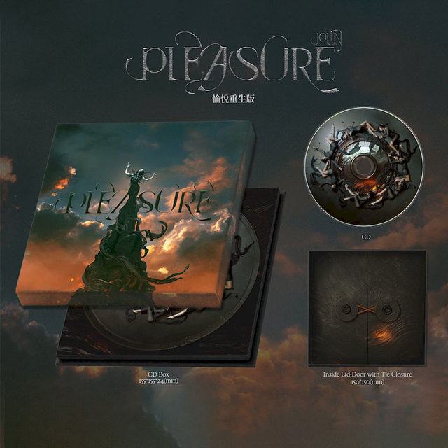 Taiwan version Jolin Tsai's new physical album CD <Pleasure> Pleasure Rebirth Edition Garden of Seven Sins Edition