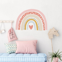ndy Bohemia Pink Rainbow Removable Wall Decals Nursery Art S
