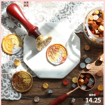 Martian Seal Candle Solid Wood Fire Paint Melting Furnace Accessories Suit Fire Lacquered Spoon Heating Incense candle Demolded tool